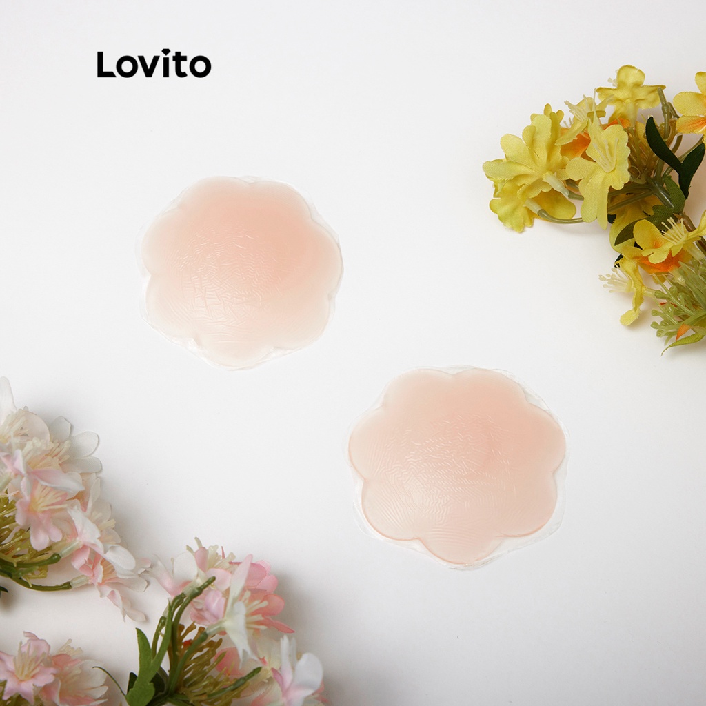 Miếng dán ngực Lovito không trượt thoáng khí bằng silicon có thể tái sử dụng L12054 (màu nude) | WebRaoVat - webraovat.net.vn