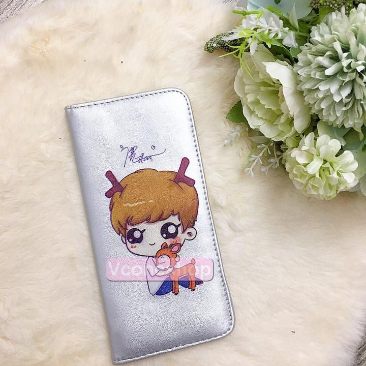 Ví Luhan bóp đựng tiền chibi cầm tay xinh xắn dễ thương