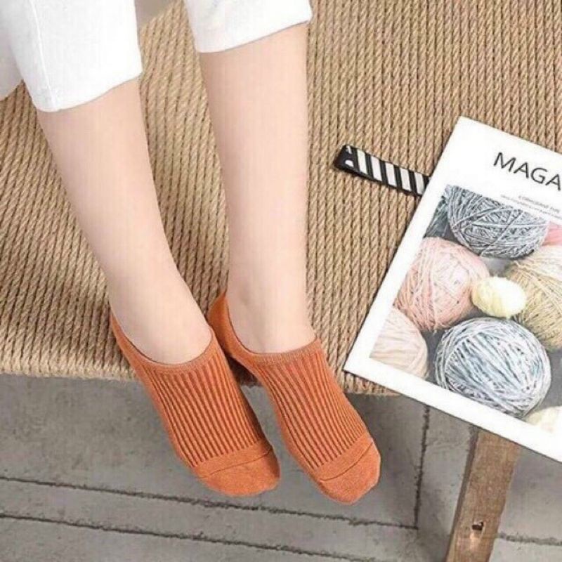 Tất vớ hài gân tăm trơn nhiều màu