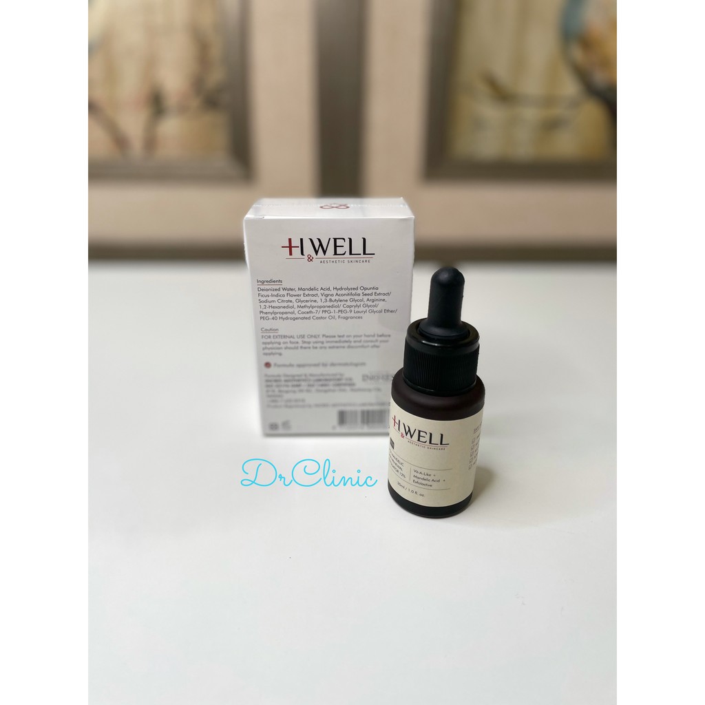 SERUM DƯỠNG TRẮNG DA HWELL - VITA Mandelic Skin-Renewal Exfoliator 12%