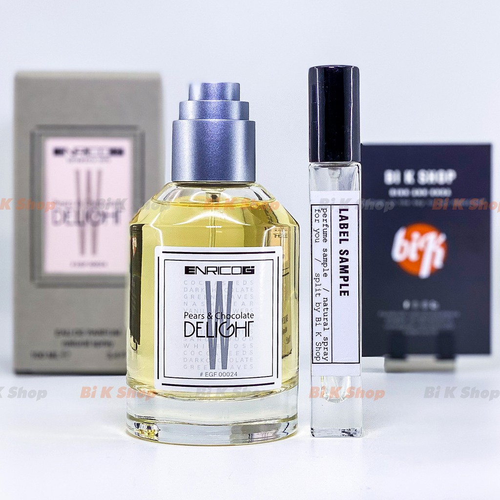 Bi K Shop - Nước hoa unisex Pears & Chocolate Delight - Enrico Gi [Mẩu thử]