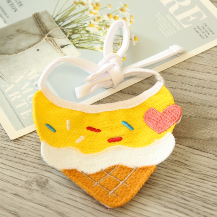 Yếm Đeo Cổ Họa Tiết Hoạt Hình Dễ Thương Cho Thú Cưng