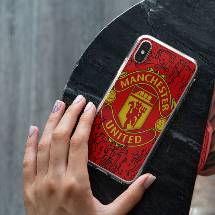Ốp lưng logo tuyệt đẹp CLB Manchester United cho Iphone 5 6 7 8 Plus 11 12 Pro Max X Xr FOO20210118