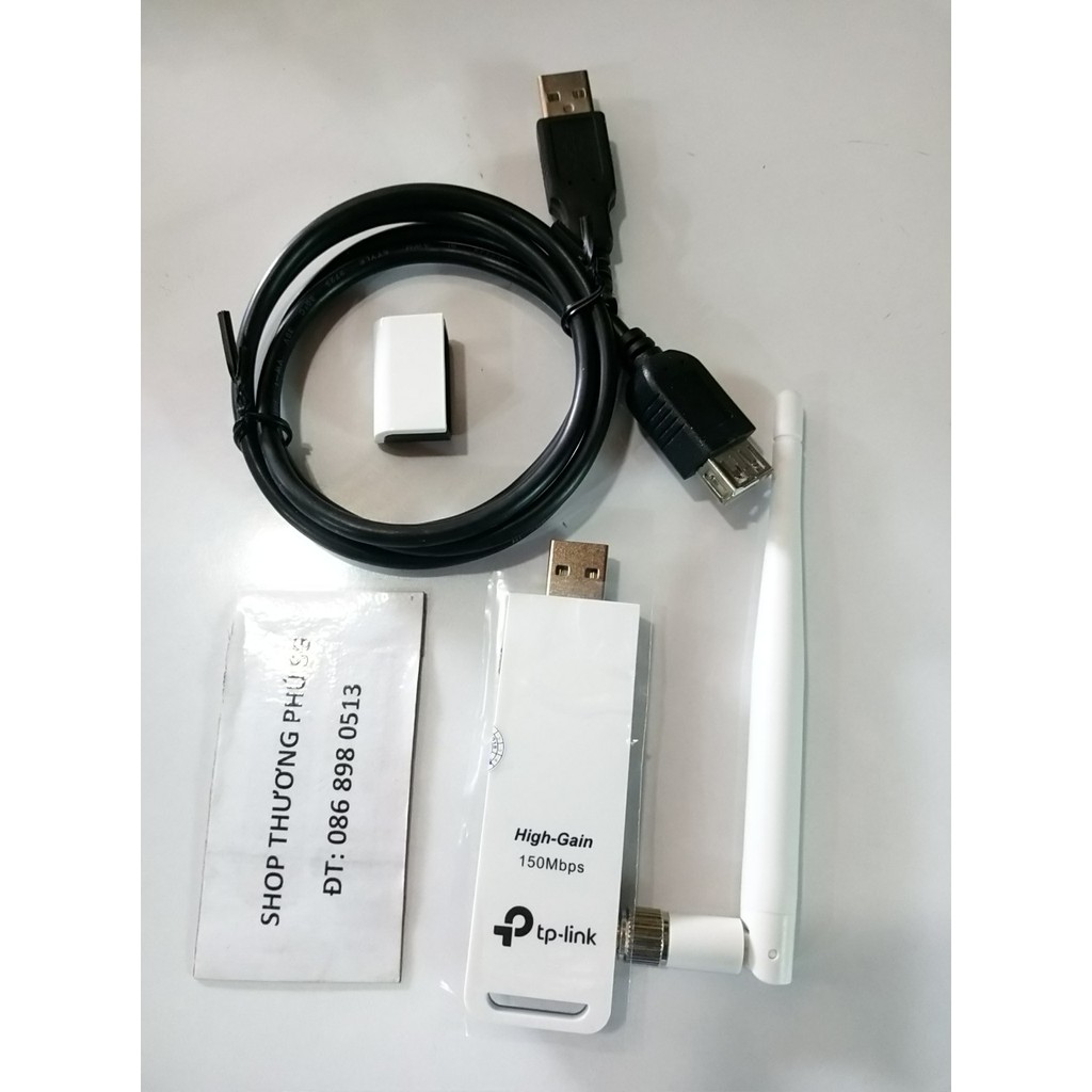 Thiết bị thu Wifi TP-Link TL-WN722N - 150Mbps Wireless N USB Adapter - Anten rời xoay 180 độ. | BigBuy360 - bigbuy360.vn