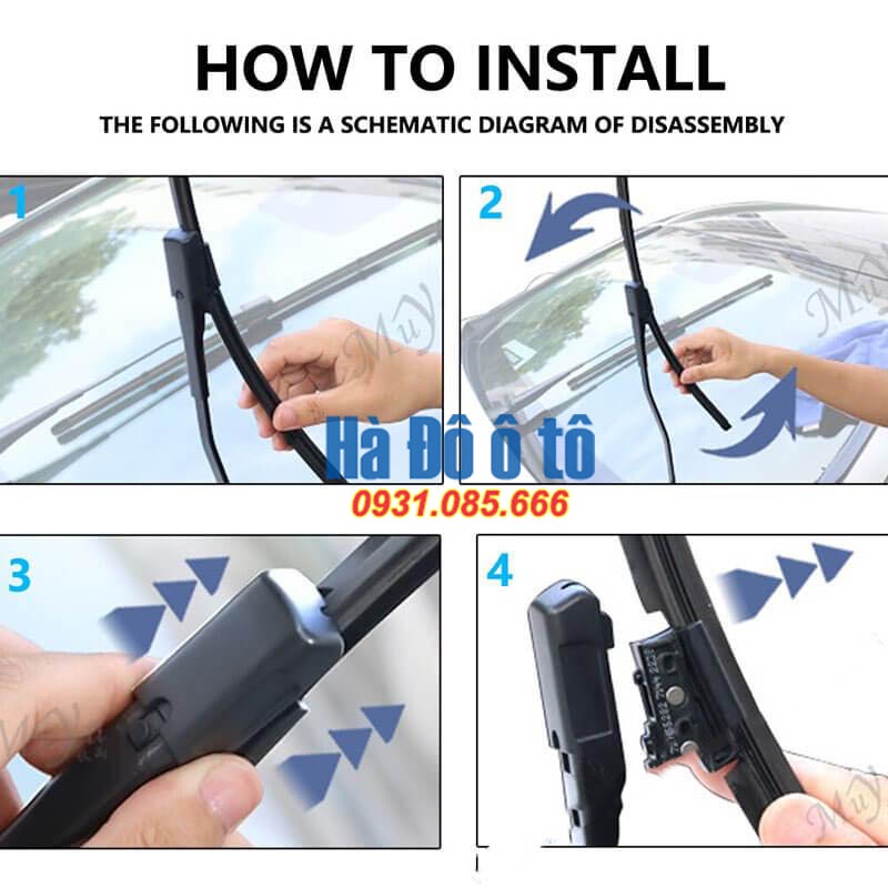 Bộ Chổi Gạt Mưa Theo Xe Mercedes Mercedes GLB 2021 2022 - Chổi Gạt Mưa GLB