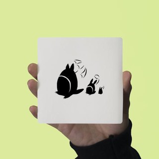 Khuôn hình xăm Cá totoro