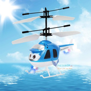 Máy bay / trực thăng cảm ứng bằng tay AIR PLANE chống va đập cho bé -DC3585