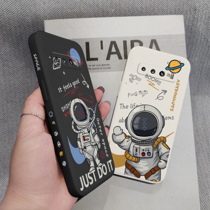 Ốp Điện Thoại Mềm Họa Tiết Phi Hành Gia Dành Cho Samsung Galaxy S10 S10E Plus S9 Plus