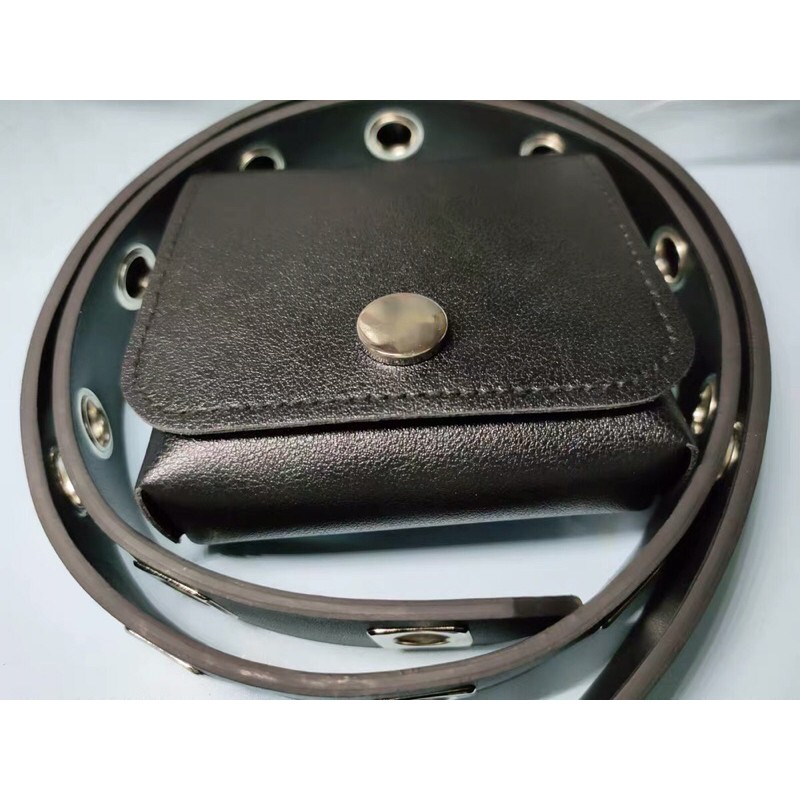 Set áo sơmi mix belt kèm túi siêu ngầu