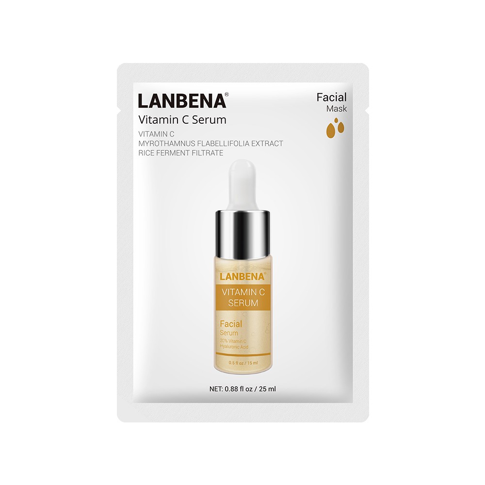 (Hàng Mới Về) Mặt Nạ Vitamin C Chiết Xuất Trái Cây Làm Sáng Da Chống Lão Hóa Lanbena | BigBuy360 - bigbuy360.vn
