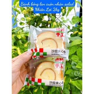 Bánh bông lan cuộn nhân Salad Nhiên lợi siêu ngon