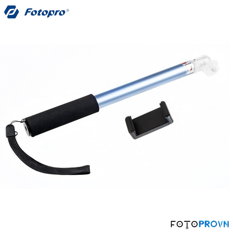 Gậy chụp ảnh monopod Fotopro QP 903L phù hợp với điện thoại thông minh,máy ảnh mirrorless,gopro tặng kèm kẹp điện thoại