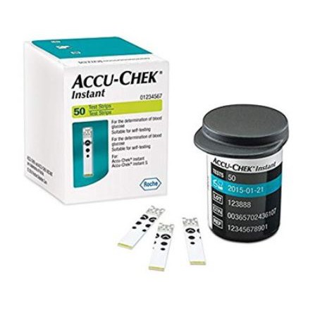 (Chính hãng) Hộp 50 que thử đường huyết ACCUCHEK INSTANT - ROCHE, Accu-chek instant