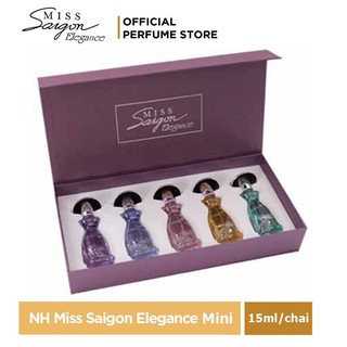 Bộ nước hoa Miss Sài Gòn Elegance mini 15ml (5 thumbnail