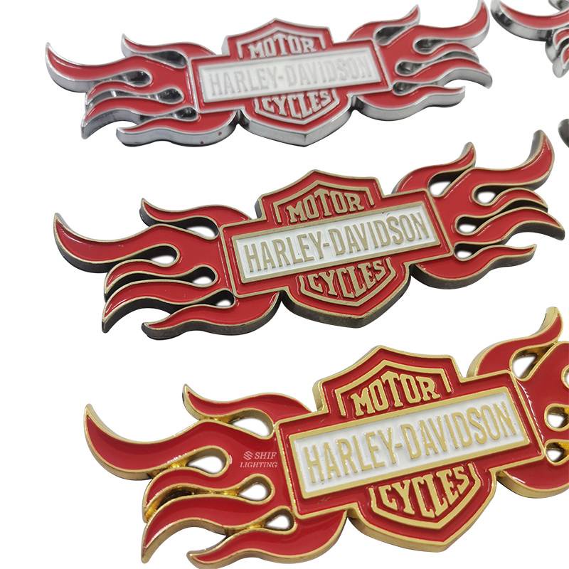 Miếng dán kim loại trang trí xe mô tô Harley Davidson
