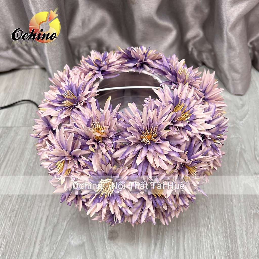 Đèn Hoa  Thược Dược, Đèn Ngủ  Trang Trí Decor Phòng Ngủ Phòng Cưới ( Ảnh Và Video Shop Chụp )