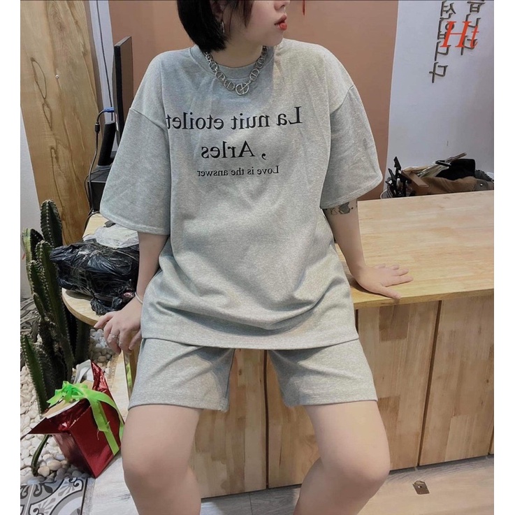 Bộ đùi xám chữ La nui H2B977