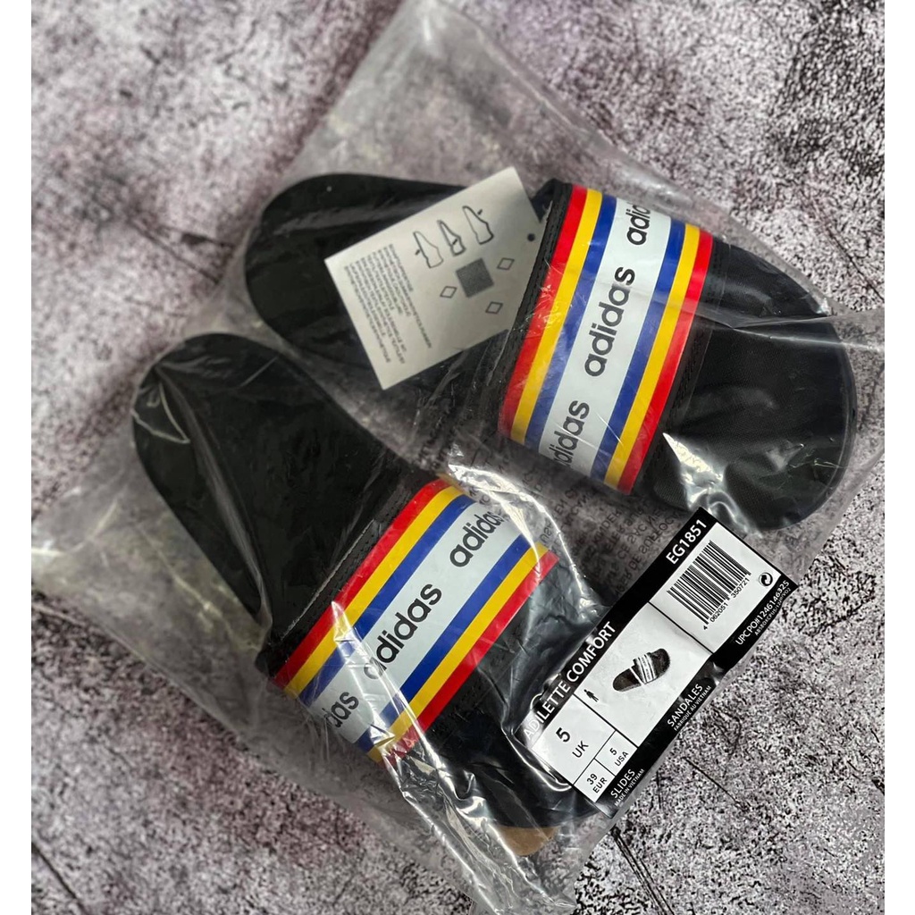 Dép Adidas kẻ 7 màu