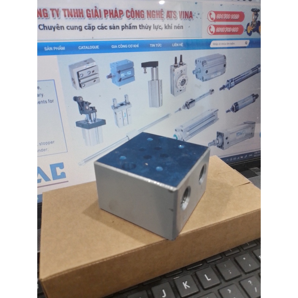 ĐẾ THỦY LỰC 1 VAN C2 XẢ 1 BÊN