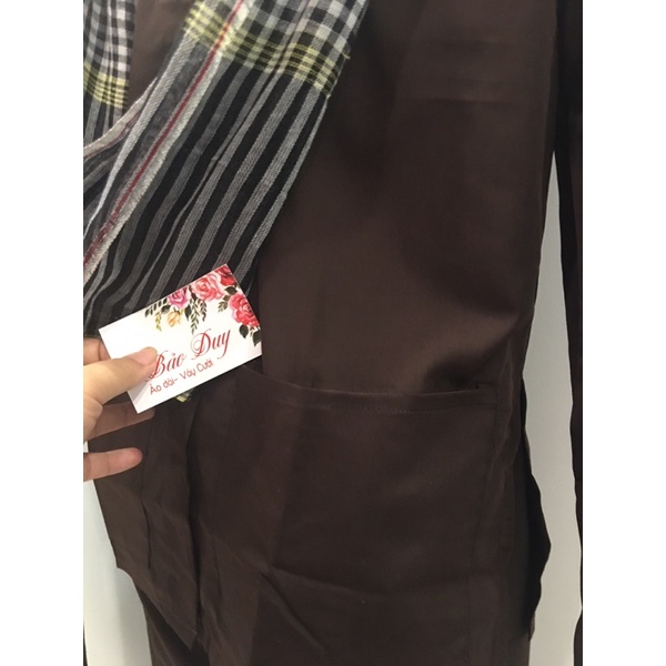 áo bà ba nâu nam nữ kate | BigBuy360 - bigbuy360.vn