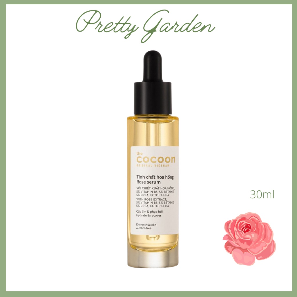 Tinh Chất Cocoon Cấp Nước & Cấp Ẩm Sâu Từ Hoa Hồng 30ml