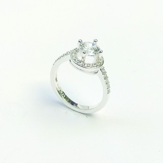 Nhẫn bạc nữ hở freesize,phù hợp với mọi kích thước tay phiên bản ren trắng tuyết  ANTA Jewelry- ATJ6515M
