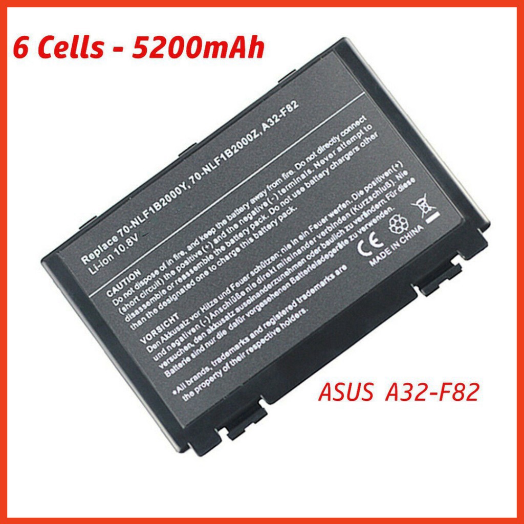 Pin Laptop Asus K40 K40IJ K70 K70AB K70AC K40IN K50 K51 K60 X70 X87 X87Q X8A X8AIE X8AIJ PRO8 Nhập Khẩu B