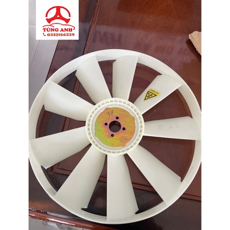 Cánh quạt 9 cánh, lỗ d42, cánh d570, có vành bao