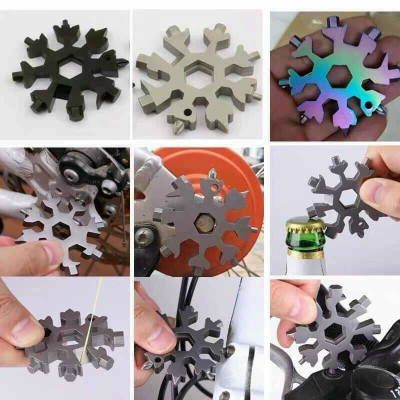Cờ lê lục giác đa năng 19 in một hình bông tuyết HT0265