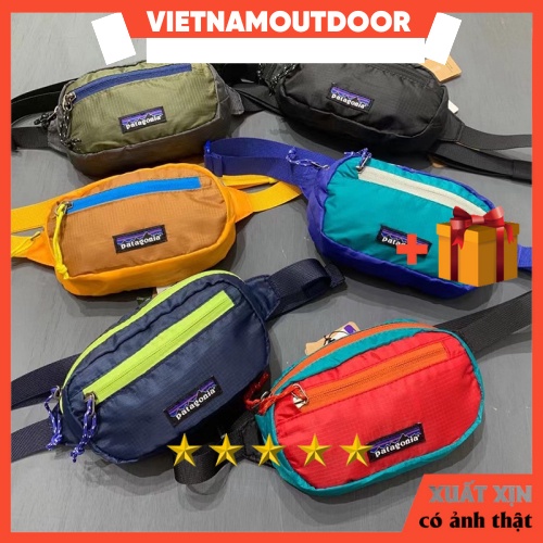Túi đeo hông  Túi đeo chéo ✨HÀNG XUẤT DƯ XỊN✨ túi bao tử PATAGONIA Ultralight Black Hole Mini Hip Pack 1L