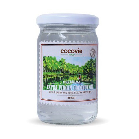 TINH DẦU DỪA HỮU CƠ COCOVIE 260ML