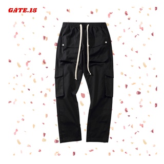 Quần Cargo Pants Black Cạp Chun