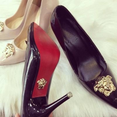 Giày cao gót MYS mũi nhon versace