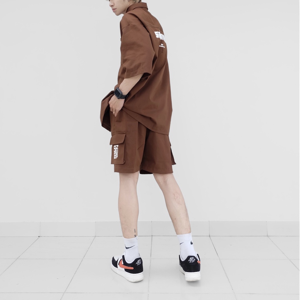 SET quần áo Kaki shorts - SAIGONZUP