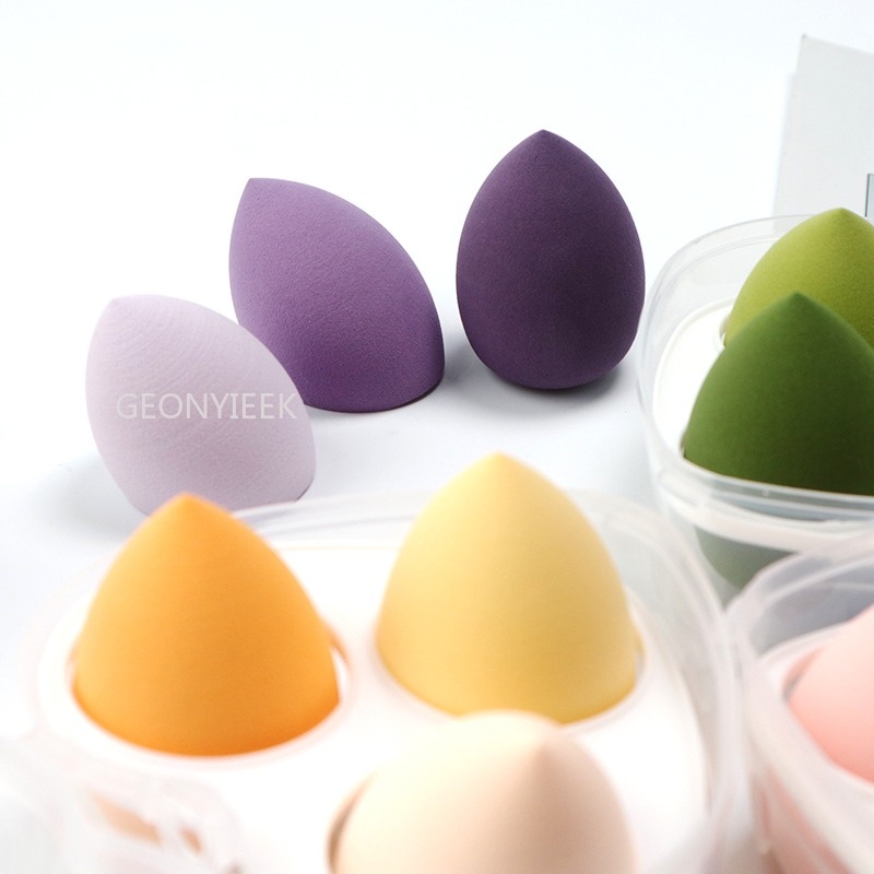 Set 3 Mút Trang Điểm Trái Tim Nhiều Màu Sắc Dùng Khi Ướt Và Khô