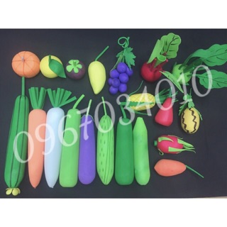 Quả gọt xốp to (10q) - đồ chơi mầm non