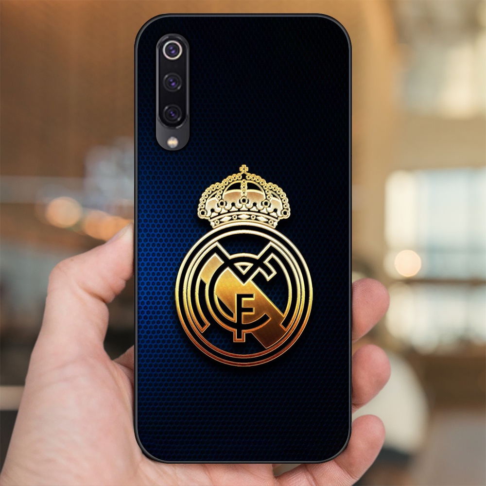 Ốp lưng Xiaomi Mi 9, Mi 9 SE viền đen in hình Real Madrid