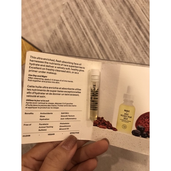 [sample 1ml] mẫu thử dầu dưỡng sáng da Youth To The People Superberry Hydrate + Glow Dream Oil | WebRaoVat - webraovat.net.vn