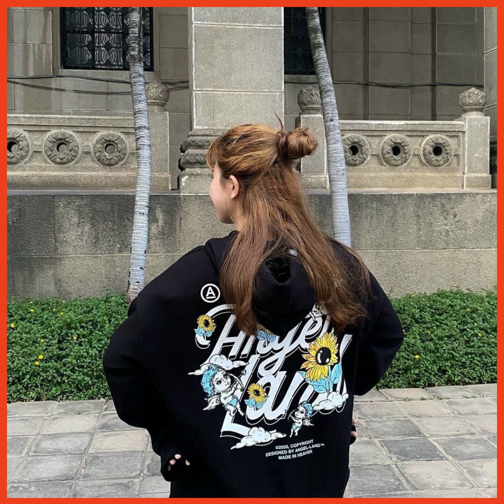 𝗡𝗘𝗪 𝗔𝗥𝗥𝗜𝗩𝗔𝗟  Áo khoác unisex form rộng WIND Nỉ Hoa Hướng Dương, áo khoác hoodie ulzzang WIND