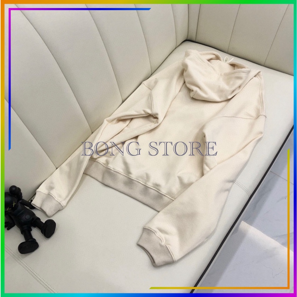 Áo hoodie nỉ nữ, Áo hôdie nữ màu be mặc thu đông siêu xinh.