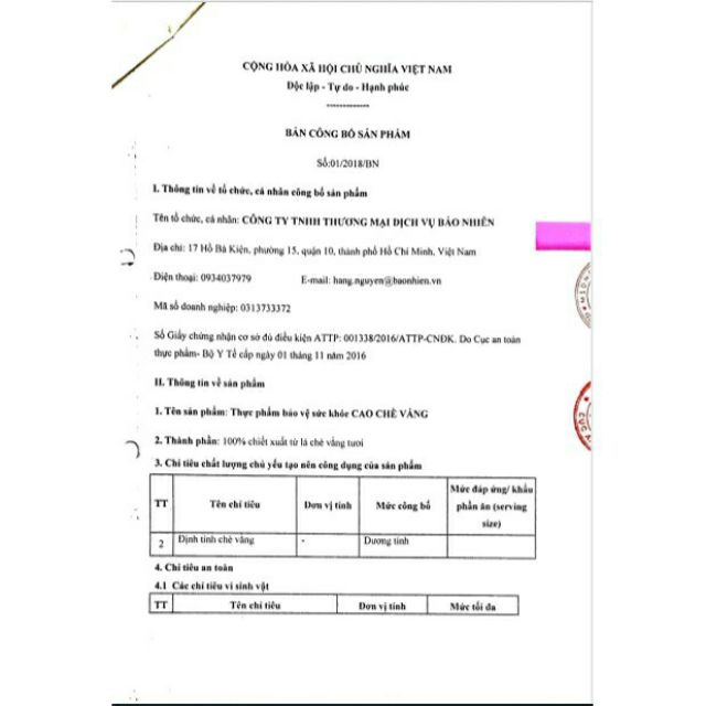 Cao chè vằng lợi sữa giảm cân bảo nhiên