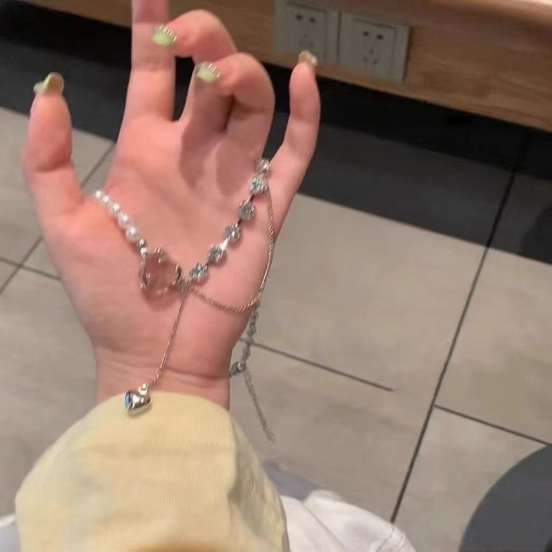 Vòng cổ Ngọc Trai Phong Cách Ngọt Ngào Sang Trọng Cao Cấp Cho Nữ