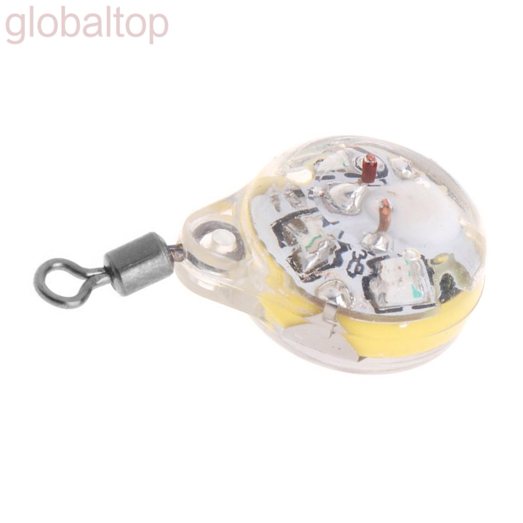 Mồi Câu Cá Giả Có Đèn Led Nhiều Màu Chạy Bằng Pin