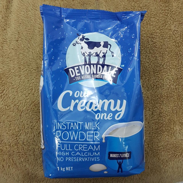 Sữa tươi devondale cho bé
