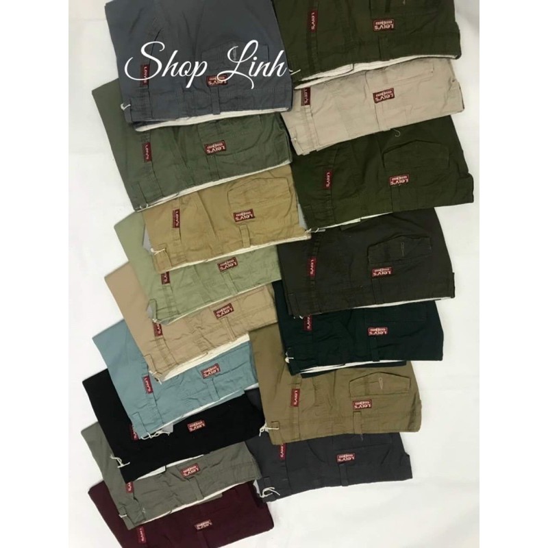 Quần short kaki nam căn bản