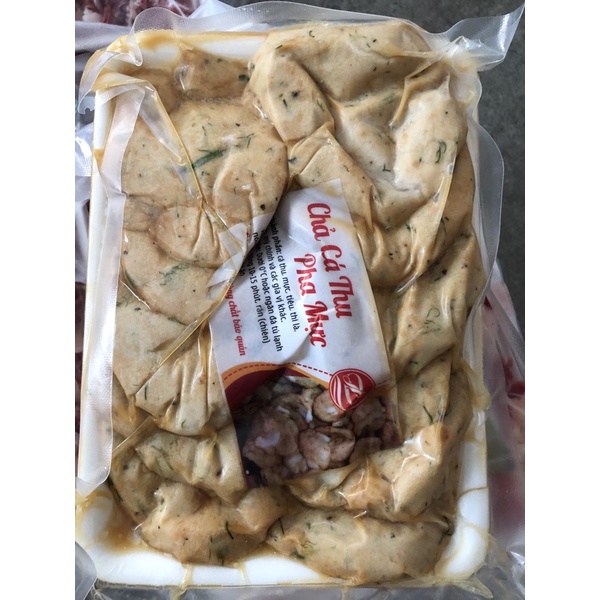 Chả cá thu pha mực 500g