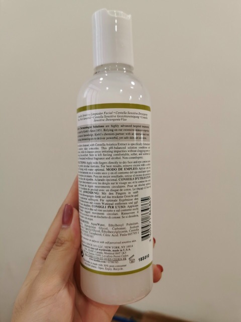 Sữa Rửa Mặt Dịu Nhẹ Kiehl's 250ml Cho Da Nhạy Cảm