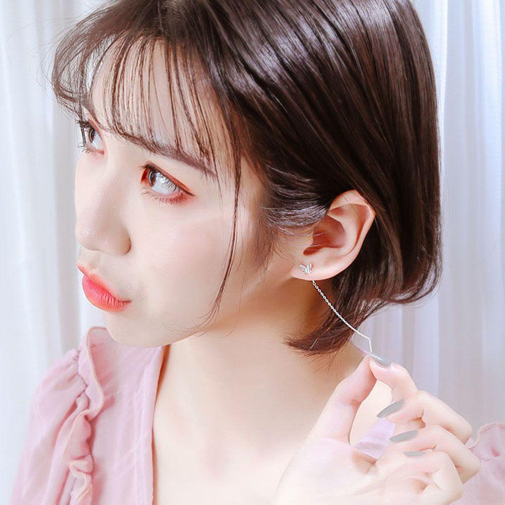 1 Cặp Khuyên Tai Dạng Hạt Tua Rua Dài Cho Nữ