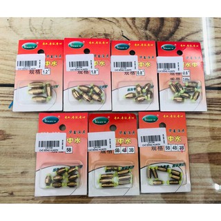CHÌ ĐỒNG KẸP ISO CÂU CÁC SIZE TỪ 0.6 ĐẾN 5B.