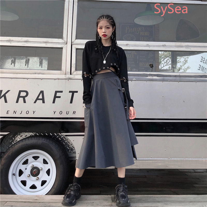 Chân Váy Chữ A Kiểu Cổ Điển Bất Đối Xứng Dành Cho Phụ Nữ Mùa Hè